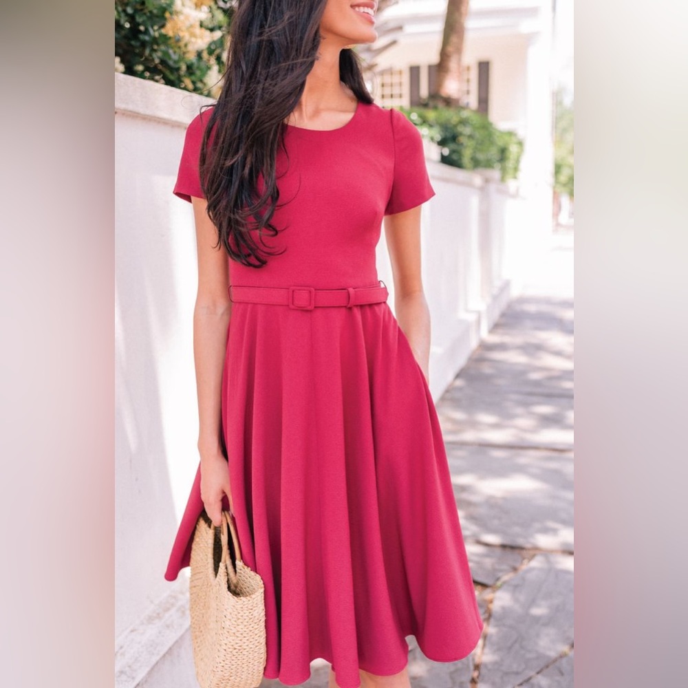 Gal Meets Glam Raspberry Morgan Dress